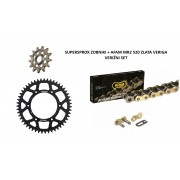 RACING VERIŽNI SET - SUPERSPROX ZOBNIKI + AFAM MR2 520 ZLATA VERIGA